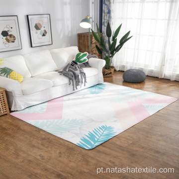 tapete simples da sala de estar, mesa de centro cobertor